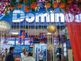 Domino's Pizza Store in New Delhi, India